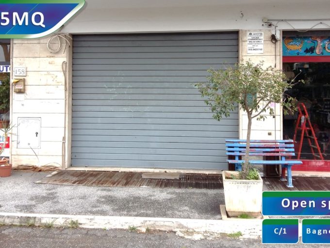 LOCALE COMMERCIALE C/1  37 MQ ZONA MORENA – ROMA